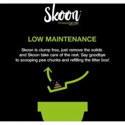 Skoon Unscented Non-Clumping Cat Litter & Disposable Litter Box -Cat Supply Store 239879 PT5. AC SS1800 V1612368439