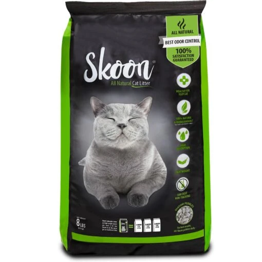 Skoon Unscented Non-Clumping Cat Litter, 8-lb Bag -Cat Supply Store 239881 MAIN. AC SS1800 V1612368158