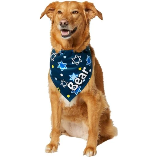 Frisco Hanukkah Personalized Dog & Cat Bandana -Cat Supply Store 242799 PT6. AC SS1800 V1618511253