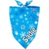 Frisco Blue Snowflakes Personalized Dog & Cat Bandana -Cat Supply Store 242803 MAIN. AC SS1800 V1600114285