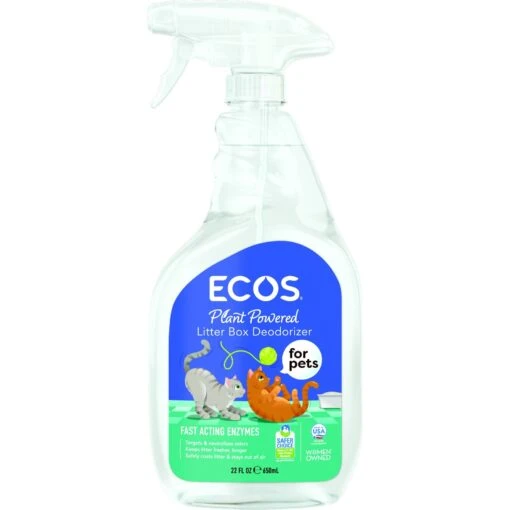 ECOS For Pets! Cat Litter Deodorizer, 22-oz Bottle -Cat Supply Store 243267 MAIN. AC SS1800 V1700154900