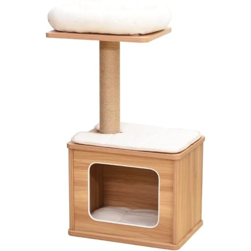 Catry 29.7-in Modern Jute Cat Tree & Condo -Cat Supply Store 244330 MAIN. AC SS1800 V1637107587