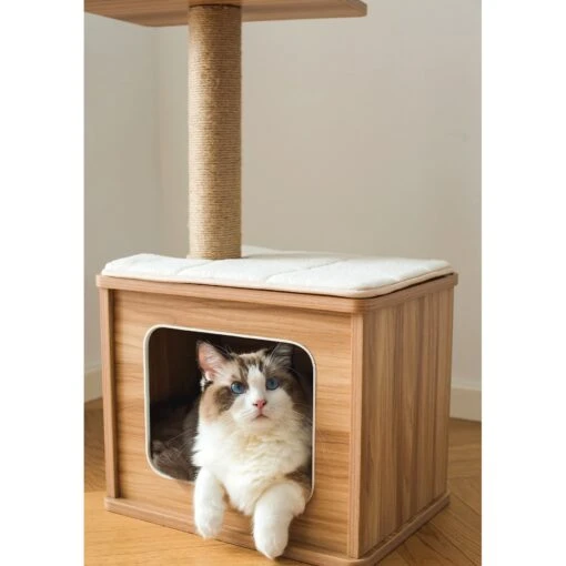 Catry 29.7-in Modern Jute Cat Tree & Condo -Cat Supply Store 244330 PT3. AC SS1800 V1637108547