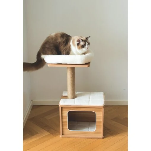 Catry 29.7-in Modern Jute Cat Tree & Condo -Cat Supply Store 244330 PT4. AC SS1800 V1637107947