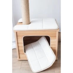 Catry 29.7-in Modern Jute Cat Tree & Condo -Cat Supply Store 244330 PT8. AC SS1800 V1595020562