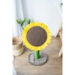 Catry Sunflower 23.2-in Sisal Cat Scratching Post With Toy -Cat Supply Store 244332 PT2. AC SS1800 V1595016678