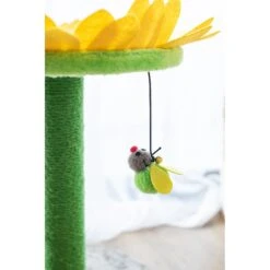 Catry Sunflower 23.2-in Sisal Cat Scratching Post With Toy -Cat Supply Store 244332 PT8. AC SS1800 V1595020555