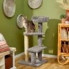 Frisco 41.5-in Real Carpet Wooden Cat Tree -Cat Supply Store 244527 MAIN. AC SS1800 V1606765034