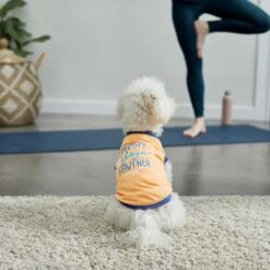 Frisco Mama's Yoga Pawtner Dog & Cat T-Shirt -Cat Supply Store 248966 PT4. AC SS1800 V1624592860