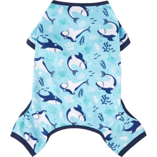 Frisco Happy Shark Dog & Cat Jersey PJs -Cat Supply Store 249122 PT3. AC SS1800 V1614006406