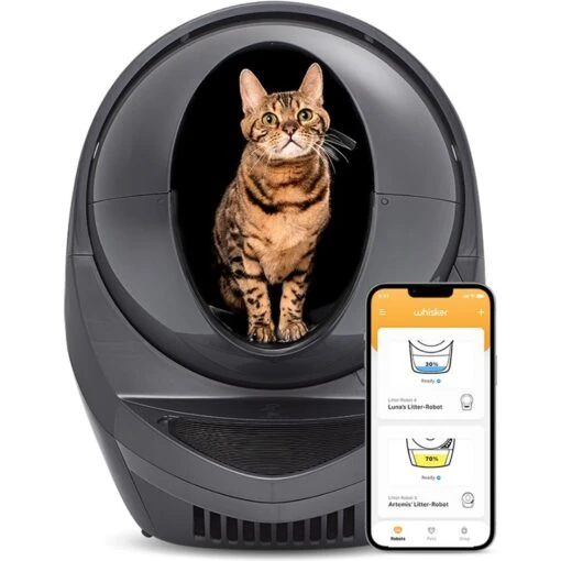 Litter-Robot 3 WiFi Enabled Automatic Self-Cleaning Cat Litter Box -Cat Supply Store 251802 MAIN. AC SS1800 V1671648359