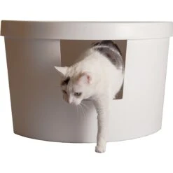 Kitangle Corner Kitty Cat Litter Box, Large -Cat Supply Store 252798 PT6. AC SS1800 V1600901765