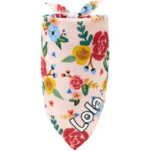 Frisco Floral Personalized Dog & Cat Bandana -Cat Supply Store 254255 MAIN. AC SS1800 V1611089904