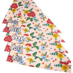 Frisco Floral Personalized Dog & Cat Bandana -Cat Supply Store 254255 PT4. AC SS1800 V1618508284