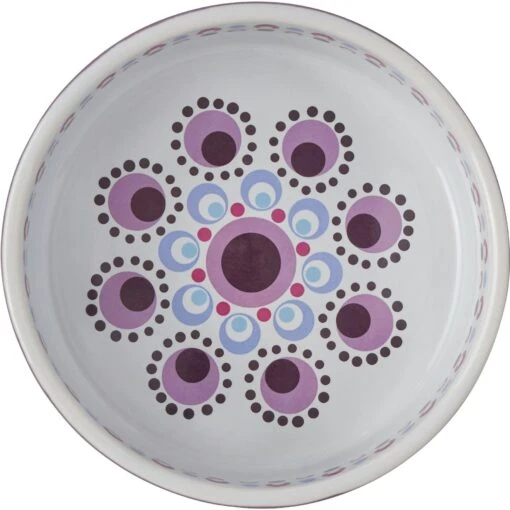 Frisco Kaleidoscope Pattern Non-skid Ceramic Dog & Cat Bowl -Cat Supply Store 256090 PT4. AC SS1800 V1615312954