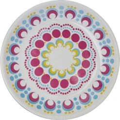 Frisco Kaleidoscope Pattern Non-skid Ceramic Cat Dish -Cat Supply Store 256092 PT4. AC SS1800 V1617042722