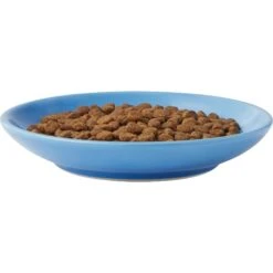 Frisco Cat Face Non-skid Ceramic Cat Dish, Blue -Cat Supply Store 256101 PT4. AC SS1800 V1617130592