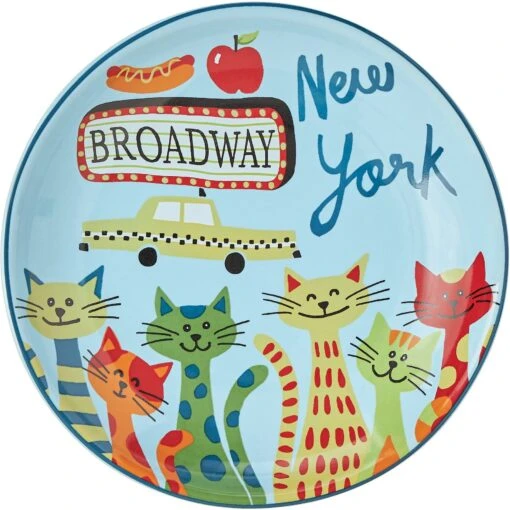 Frisco New York Non-skid Ceramic Cat Dish -Cat Supply Store 256119 MAIN. AC SS1800 V1618494717