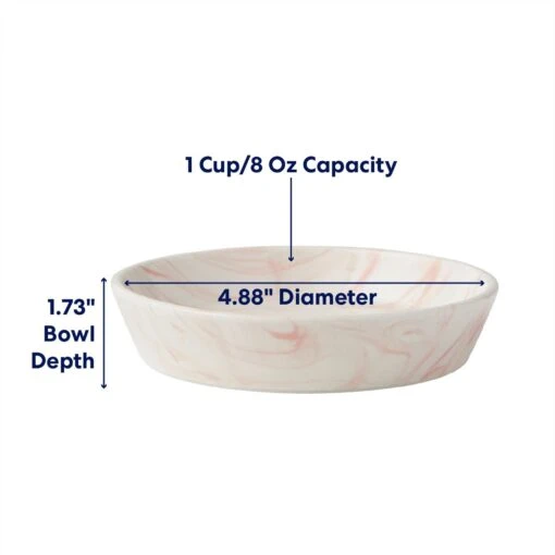 Frisco Marble Design Non-skid Ceramic Cat Bowl -Cat Supply Store 256125 PT1. AC SS1800 V1685732021