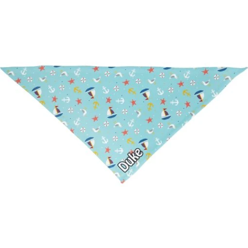 Frisco Nautical Personalized Dog & Cat Bandana -Cat Supply Store 258762 PT3. AC SS1800 V1619557664