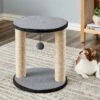 Two By Two The Cedar 16.9-in Jute Cat Scratching Post, Grey -Cat Supply Store 261423 MAIN. AC SS1800 V1606145523