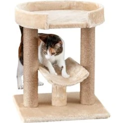 Two By Two The Laurel 21.1-in Jute Cat Scratching Post, Beige -Cat Supply Store 261431 PT2. AC SS1800 V1606148528