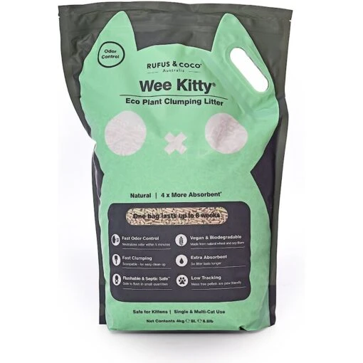 Rufus & Coco Wee Kitty Eco Plant Unscented Clumping Tofu Cat Litter -Cat Supply Store 261670 MAIN. AC SS1800 V1605652084