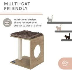 Sam's Pets Sheree 17-in Cat Tree -Cat Supply Store 261889 PT3. AC SS1800 V1635017791