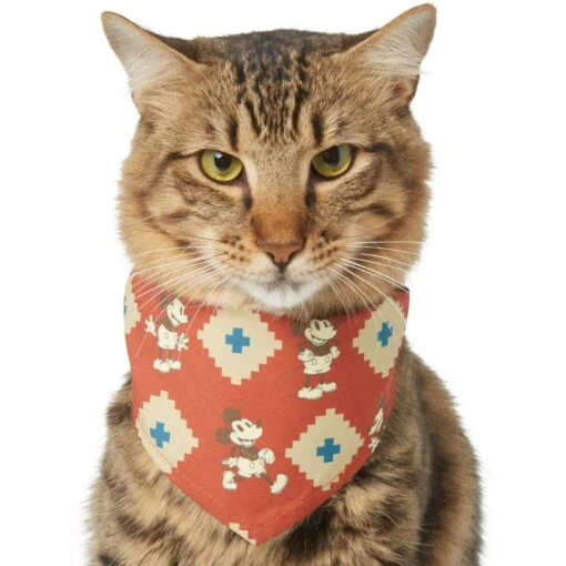 Disney Mickey Mouse Southwest Patterned Dog & Cat Bandana -Cat Supply Store 264583 PT3. AC SS1800 V1637709411