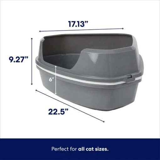 Frisco Corner Sifting Cat Litter Box With Rim -Cat Supply Store 264933 PT1. AC SS1800 V1675368888