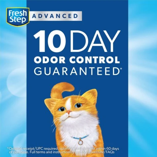 Fresh Step Advanced Multi-Cat Febreze Freshness Scented Clumping Clay Cat Litter, 18.5-lb Box -Cat Supply Store 266338 PT8. AC SS1800 V1694455031