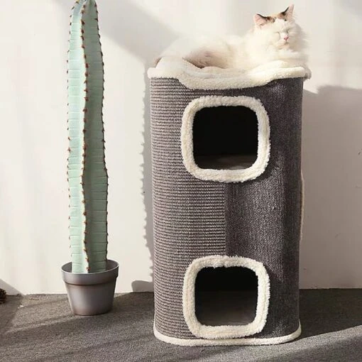 ZEZE Stockholm Multiple Steps Bucket Cat Condo -Cat Supply Store 266586 PT4. AC SS1800 V1630097487