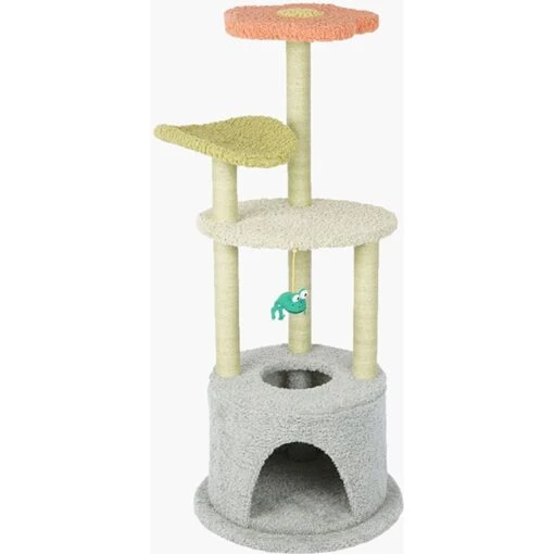 ZEZE Adora Flower 43-in Carpet Cat Tree -Cat Supply Store 266590 PT1. AC SS1800 V1667342896