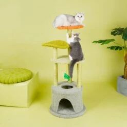 ZEZE Adora Flower 43-in Carpet Cat Tree -Cat Supply Store 266590 PT2. AC SS1800 V1667353892