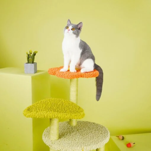 ZEZE Adora Flower 43-in Carpet Cat Tree -Cat Supply Store 266590 PT3. AC SS1800 V1667354831