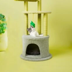 ZEZE Adora Flower 43-in Carpet Cat Tree -Cat Supply Store 266590 PT4. AC SS1800 V1667356488