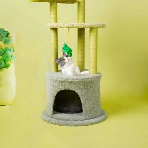 ZEZE Adora Flower 43-in Carpet Cat Tree -Cat Supply Store 266590 PT4. AC SS1800 V1667356488