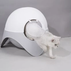 ZEZE Space Capsule Cat Litter Box -Cat Supply Store 266611 PT3. AC SS1800 V1632890525