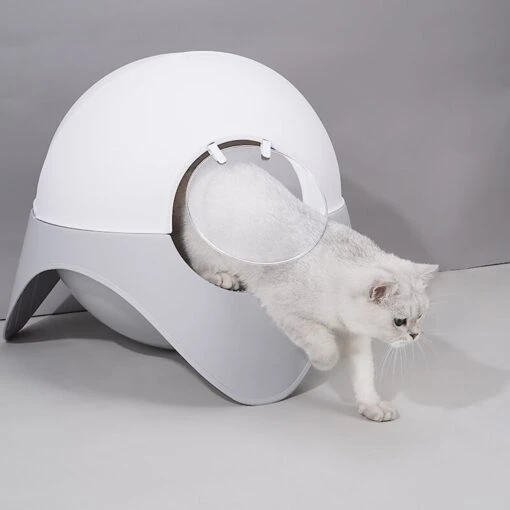 ZEZE Space Capsule Cat Litter Box -Cat Supply Store 266611 PT3. AC SS1800 V1632890525