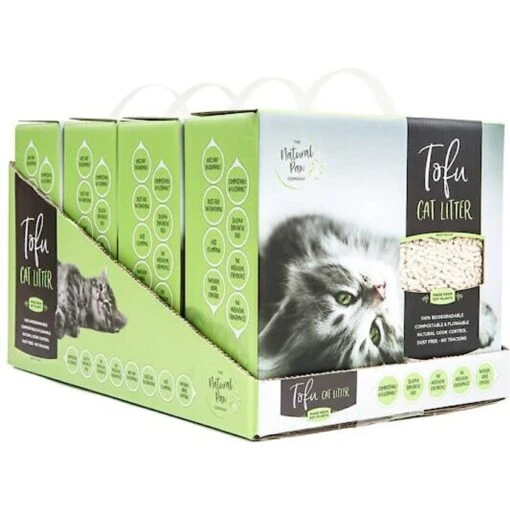 Natural Paw Unscented Tofu Cat Litter, 4.5-lb Bag, Case Of 4 -Cat Supply Store 267412 MAIN. AC SS1800 V1610823239