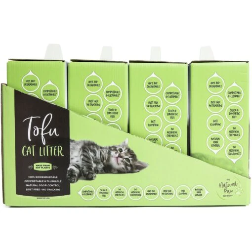 Natural Paw Unscented Tofu Cat Litter, 4.5-lb Bag, Case Of 4 -Cat Supply Store 267412 PT3. AC SS1800 V1628185869