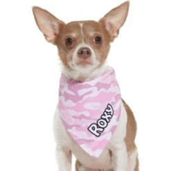 Frisco Pink Camo Personalized Dog & Cat Bandana -Cat Supply Store 267567 PT7. AC SS1800 V1623164591