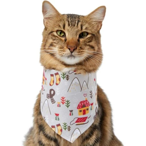 Frisco Wintry Vibes Dog & Cat Bandana -Cat Supply Store 267916 PT3. AC SS1800 V1637657814