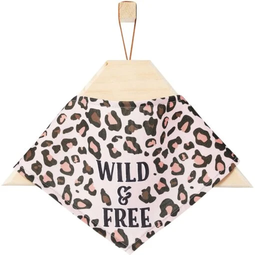 Frisco Pink Leopard Dog & Cat Bandana -Cat Supply Store 267922 MAIN. AC SS1800 V1637667751