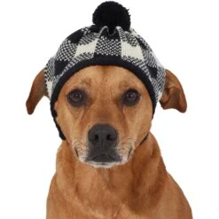 Frisco Plaid Dog & Cat Knitted Hat -Cat Supply Store 267925 PT2. AC SS1800 V1628783226