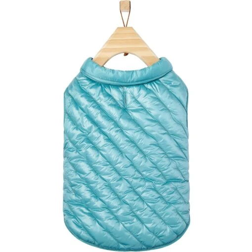 Frisco Lightweight Packable Insulated Dog & Cat Quilted Puffer Coat, Ocean Teal -Cat Supply Store 268280 PT4. AC SS1800 V1628778984