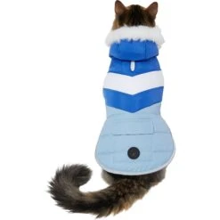 Frisco Heavyweight Chevron Insulated Dog & Cat Parka With Pocket -Cat Supply Store 268405 PT2. AC SS1800 V1628784758