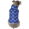 Frisco Mediumweight Metallic Star Print Insulated Dog & Cat Parka, Navy -Cat Supply Store 268413 MAIN. AC SS1800 V1628697119