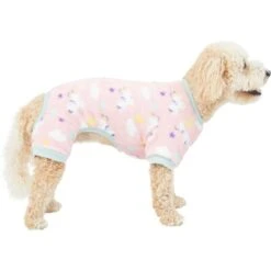 Frisco Dog & Cat Cozy Plush Fleece PJs, Unicorns -Cat Supply Store 268469 PT2. AC SS1800 V1637685706