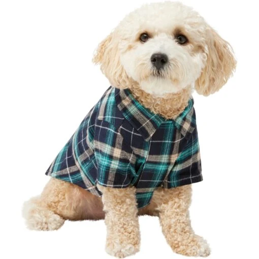 Frisco Multi-Plaid Dog & Cat Flannel Shirt -Cat Supply Store 268588 PT2. AC SS1800 V1637651794